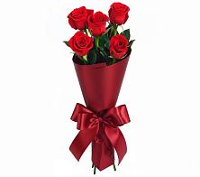 Букет 5 Красных роз Эдлесс Лав в Шмелёнки