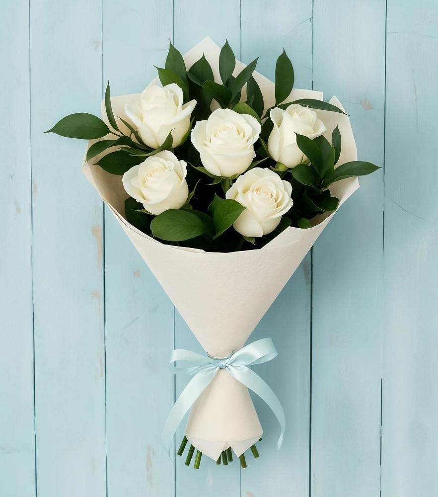 Букет цветов из: Розы в Шмелёнки