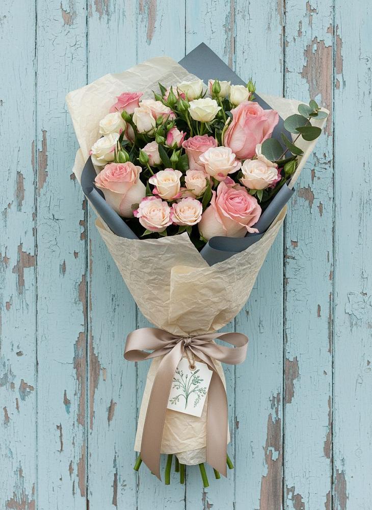 Букет цветов из: Розы в Шмелёнки