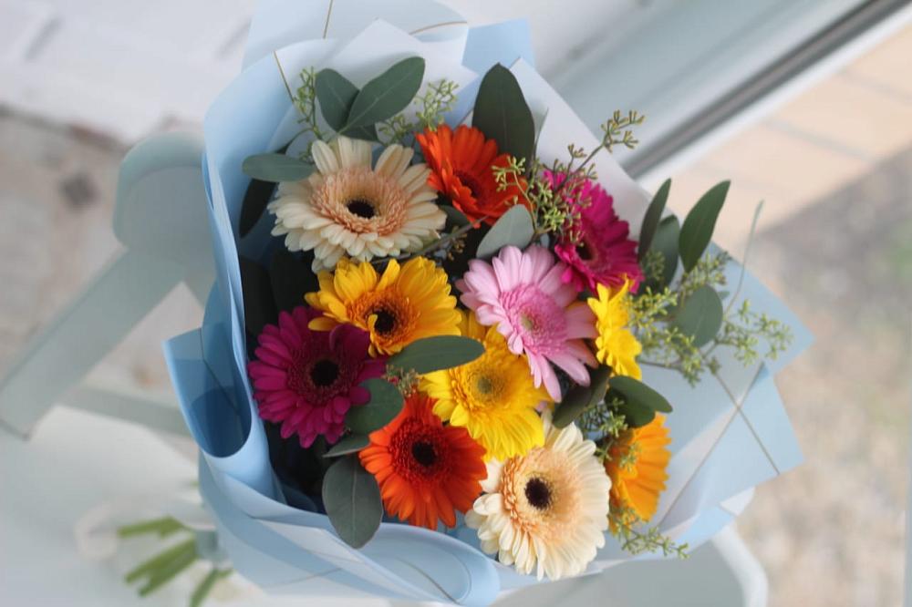 Букет цветов из: Герберы в Шмелёнки