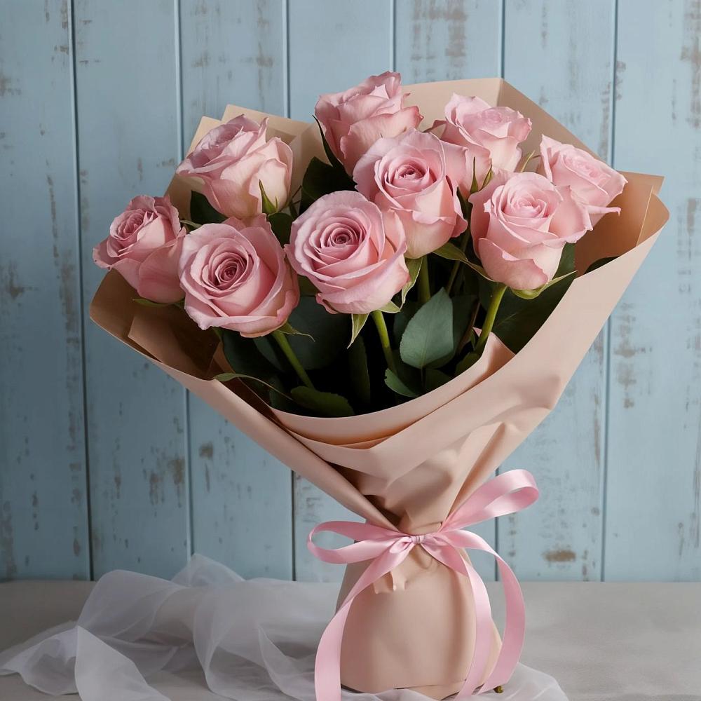 Букет цветов из: Розы в Шмелёнки