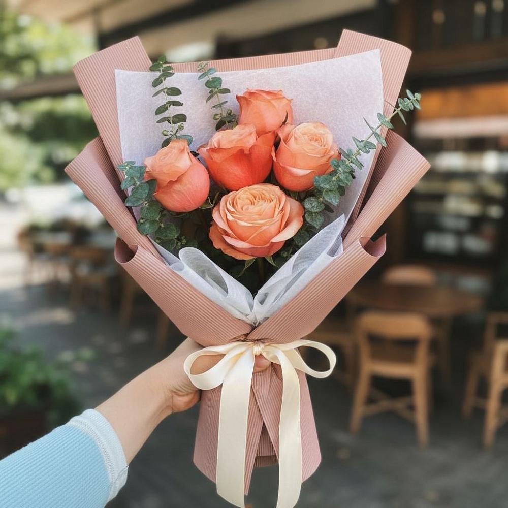 Букет цветов из: Розы в Шмелёнки