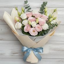 Букет цветов из:  Лизиантусы в Шмелёнки