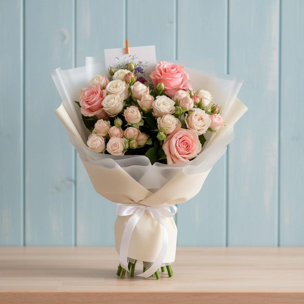 Букет цветов из: Розы в Шмелёнки