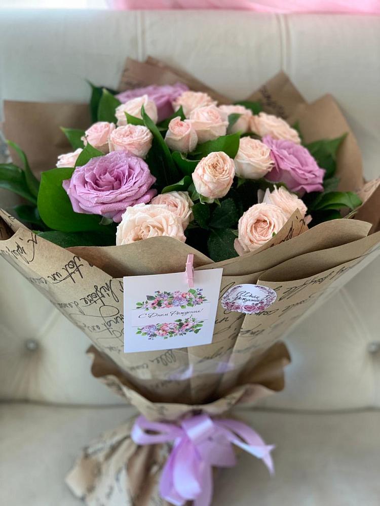 Букет цветов из: Розы в Шмелёнки