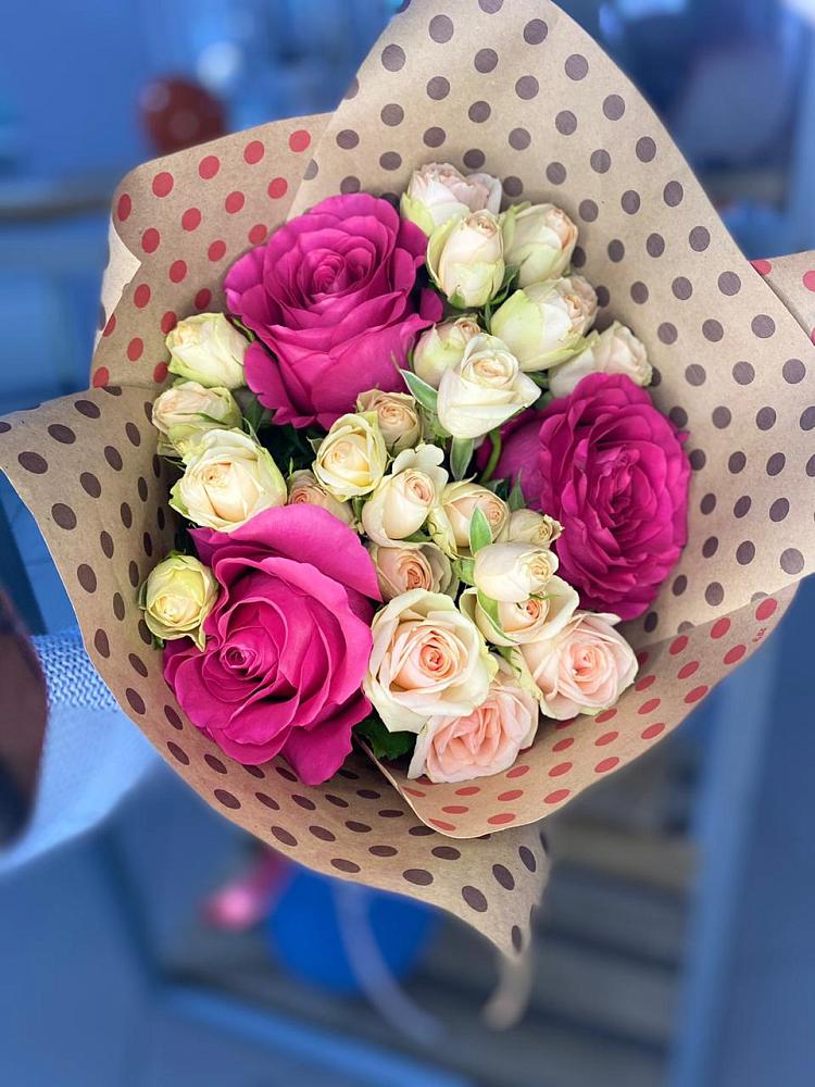 Букет цветов из: Розы в Шмелёнки