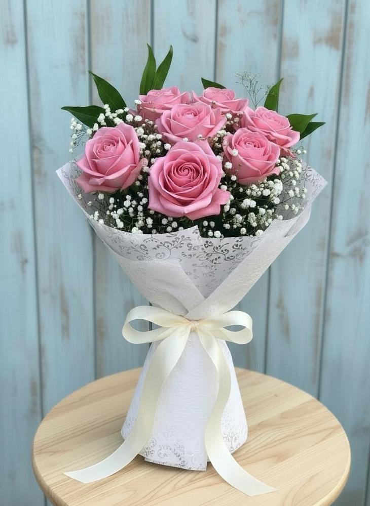 Букет цветов из: Розы в Шмелёнки