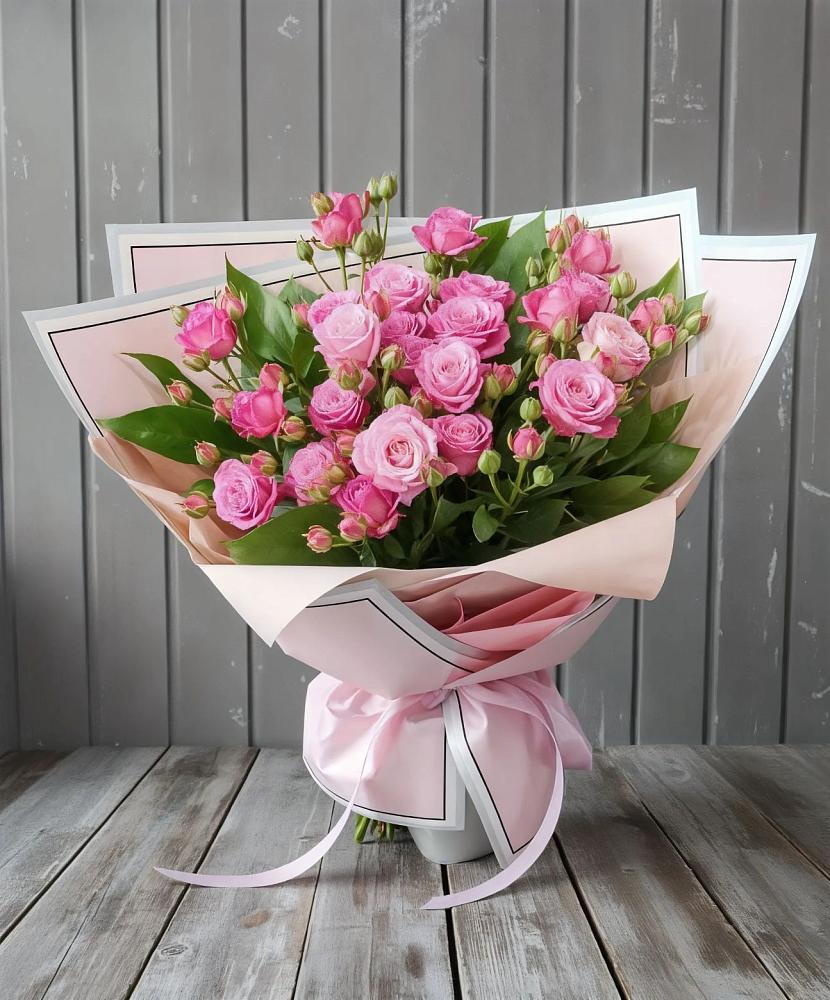 Букет Розовый кустик в Шмелёнки