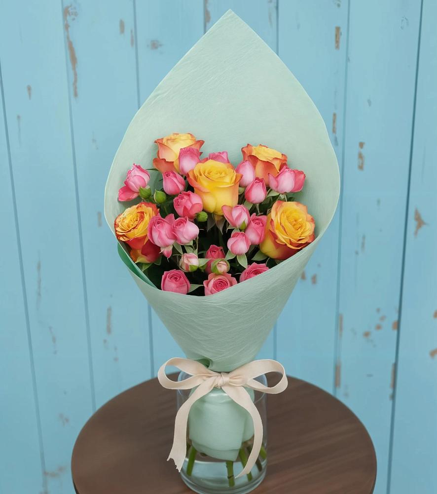 Букет цветов из: Розы в Шмелёнки