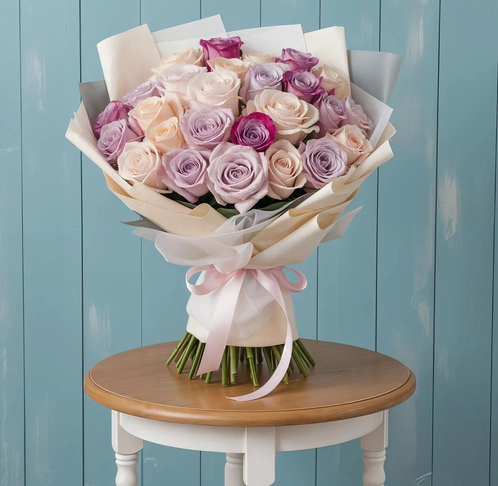 Букет цветов из: Розы в Шмелёнки