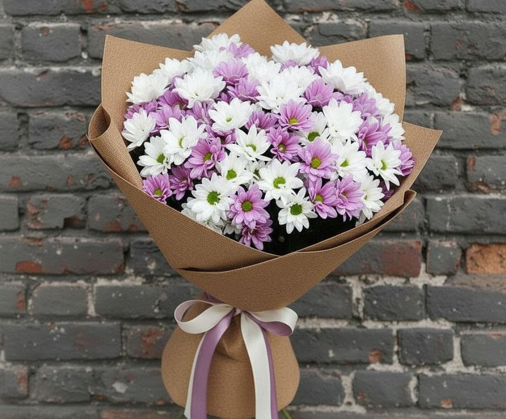 Букет цветов из: Хризантемы в Шмелёнки