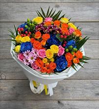 Букет цветов из:  Розы и Хризантемы #REPLACE_PRED# Шмелёнки