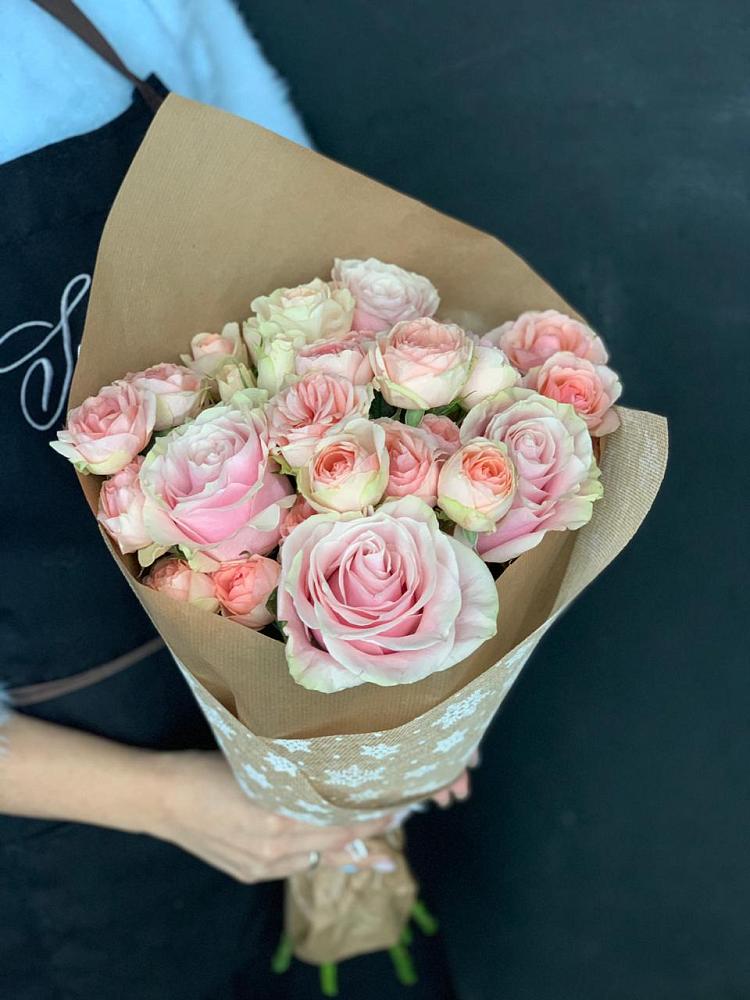 Букет цветов из: Хризантемы и Розы в Шмелёнки