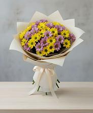 Букет цветов из:  Хризантемы в Шмелёнки