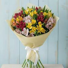 Букет цветов из:  Альстромерии в Шмелёнки
