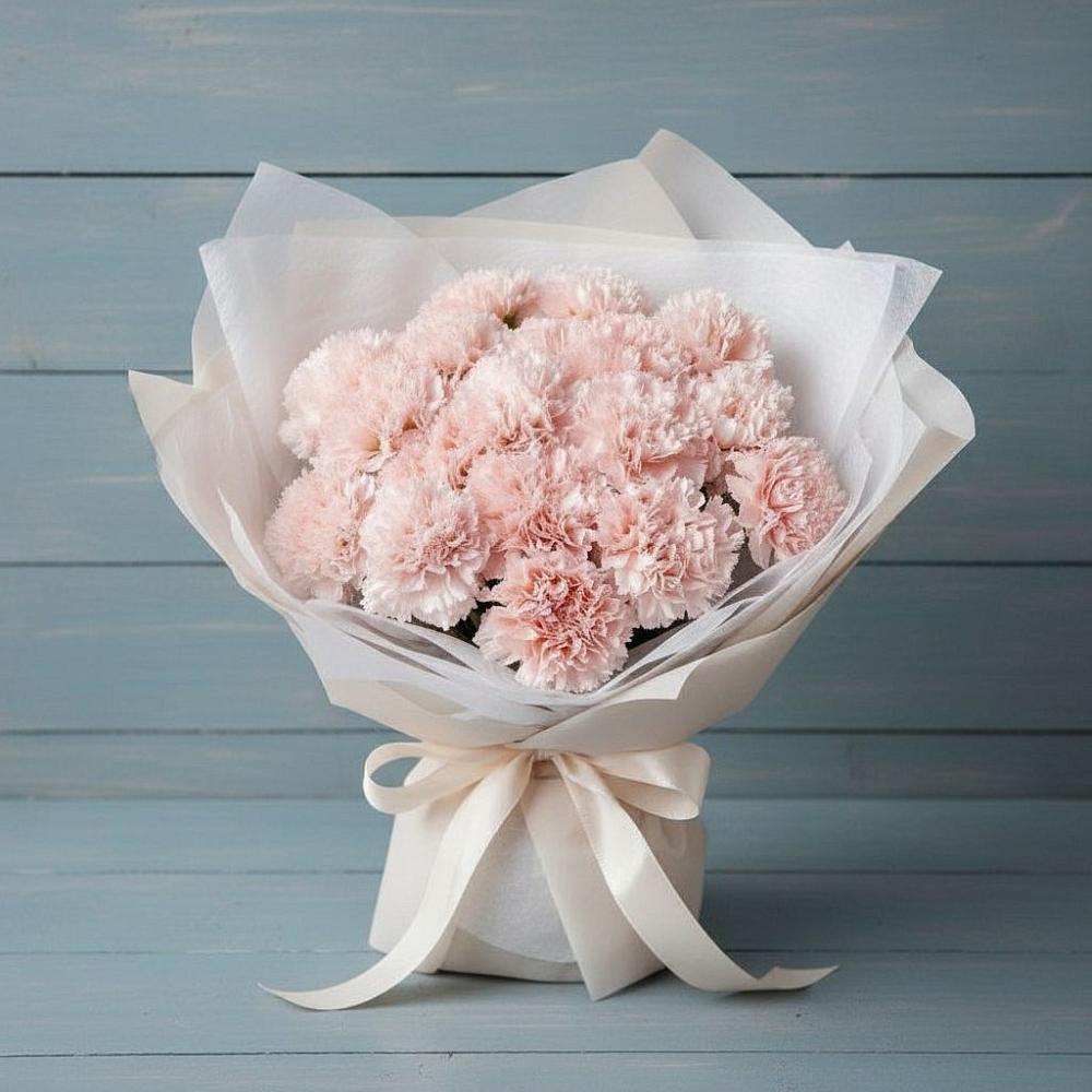 Букет цветов из: Гвоздики в Шмелёнки