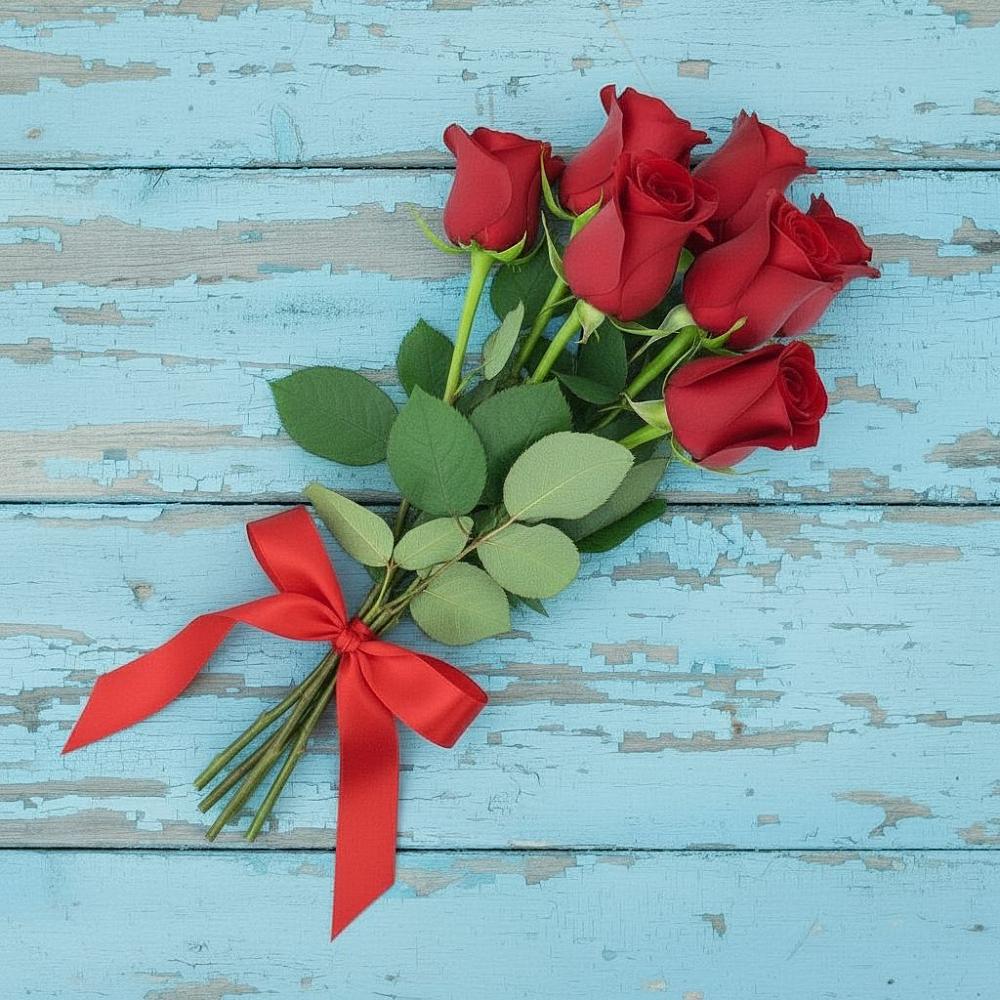 Букет Красные розы в Шмелёнки