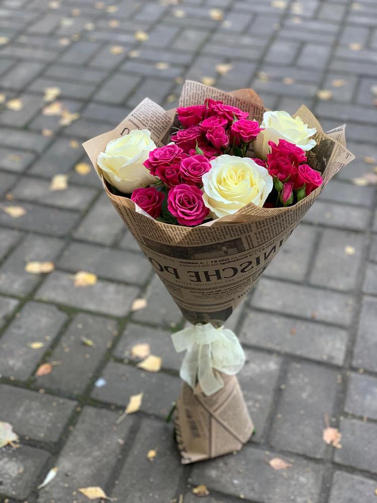 Букет цветов из: Розы в Шмелёнки