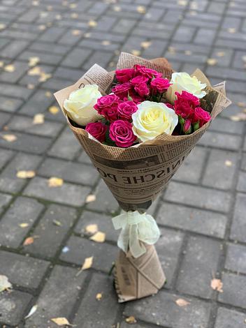 Букет цветов из: Розы в Шмелёнки