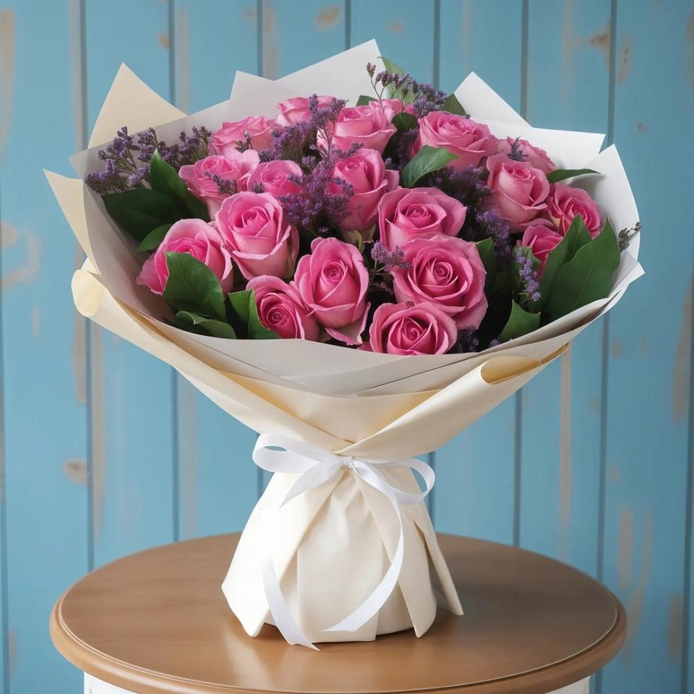 Букет цветов из: Розы в Шмелёнки