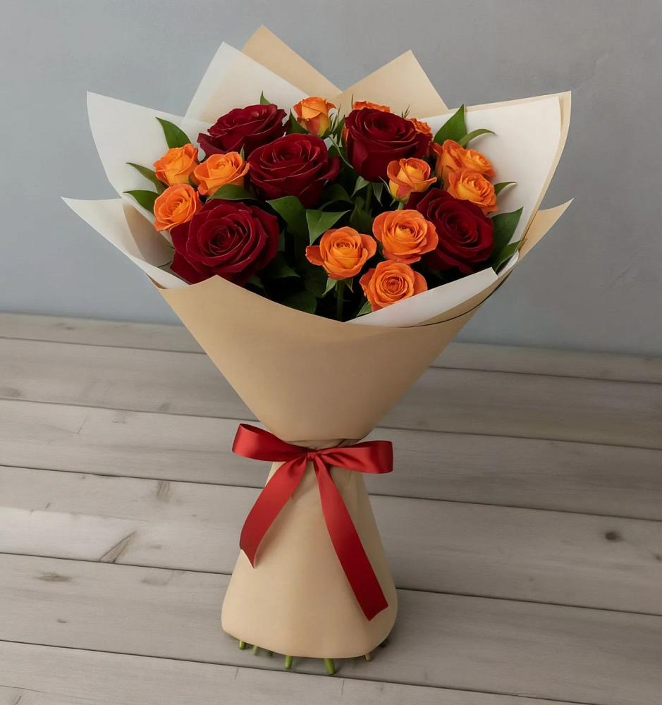 Букет Любовь и восторг в Шмелёнки