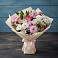 Букет цветов из: Хризантемы, Альстромерии и Розы в Шмелёнки